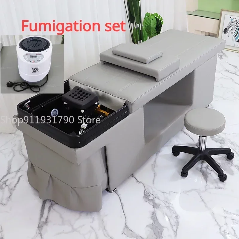 Head Spa Hair Washing Bed Comfort Stylist Comfort Shower Head Shampoo Chair Luxury Salon Behandelstoel Salon Furniture MQ50SC