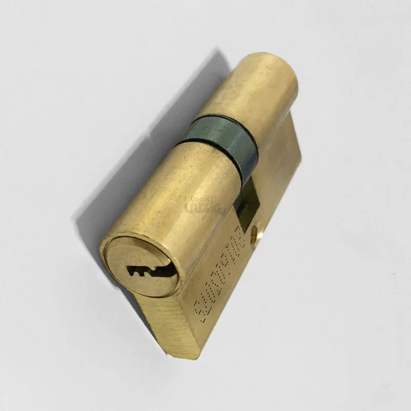 Door Lock 60-110MM Cylinder Hardware Skew Lock AB Cylinder Key Elongated Core Anti-theft Brass