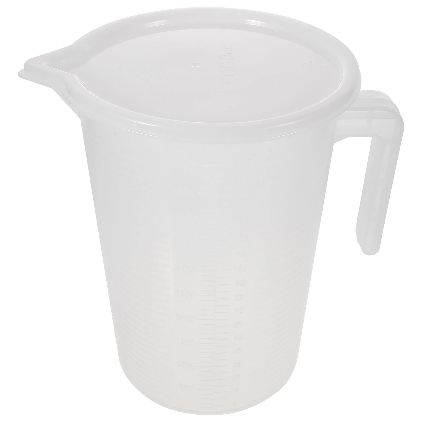 

Plastic Measuring Jug with Cap Milk Measuring Pitcher Large Capacity Measuring Cup