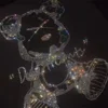 Rhinestone Bear pattern iron 2