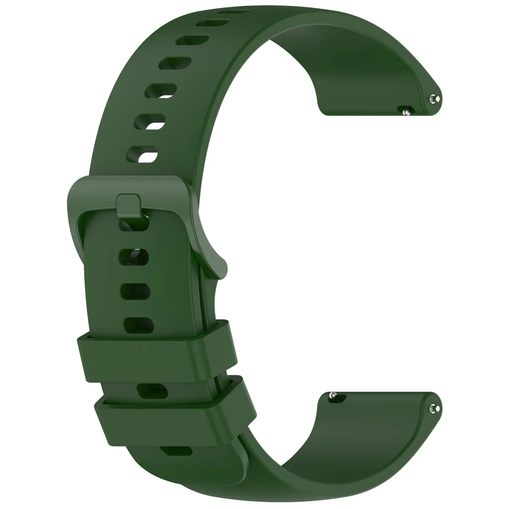 Premium Silicone Bracelet Strap for Sports Watches, 20-22mm