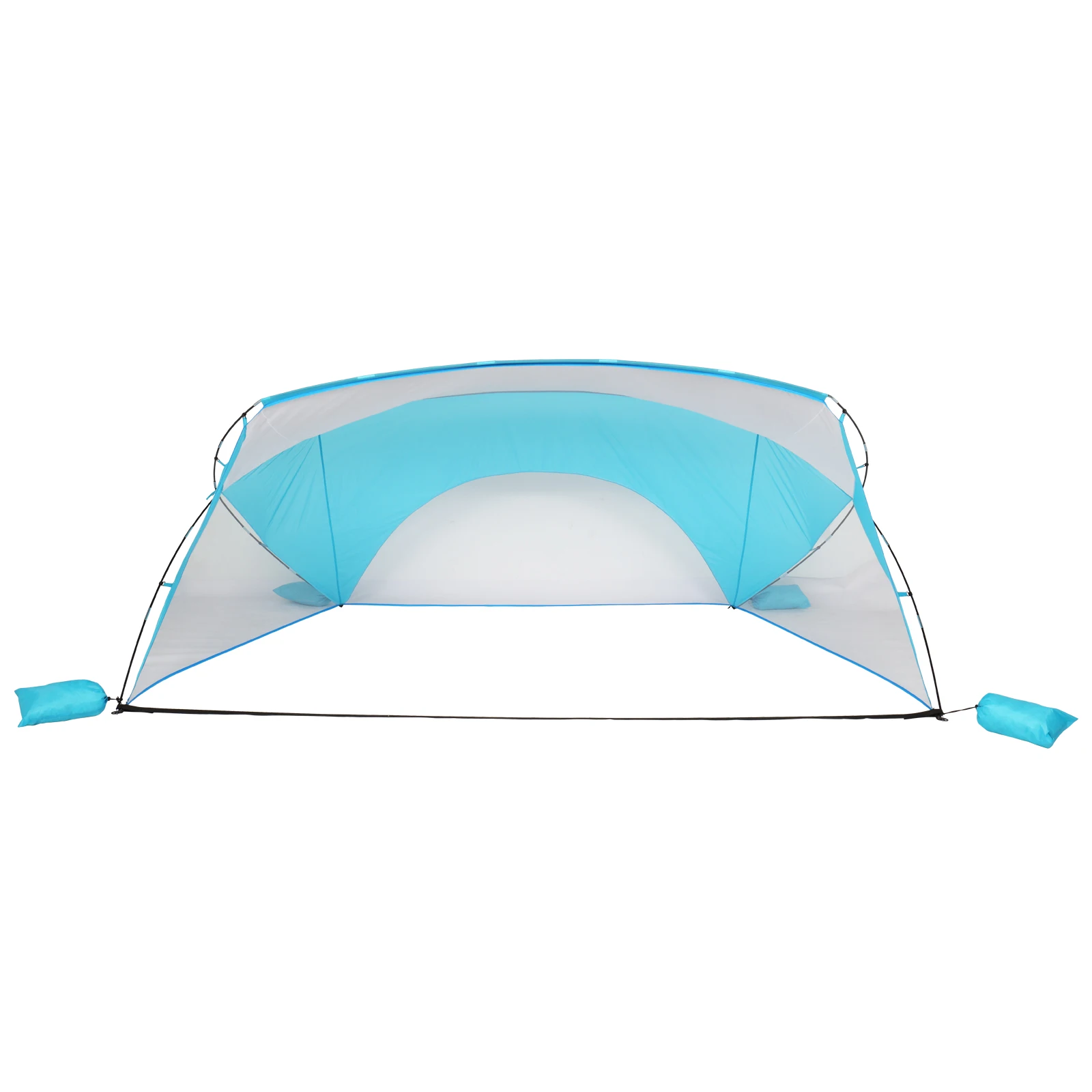 240cm-180cm-150cm-polyester-cloth-fiber-pole-open-boat-type-beach-awning-blue-and-white