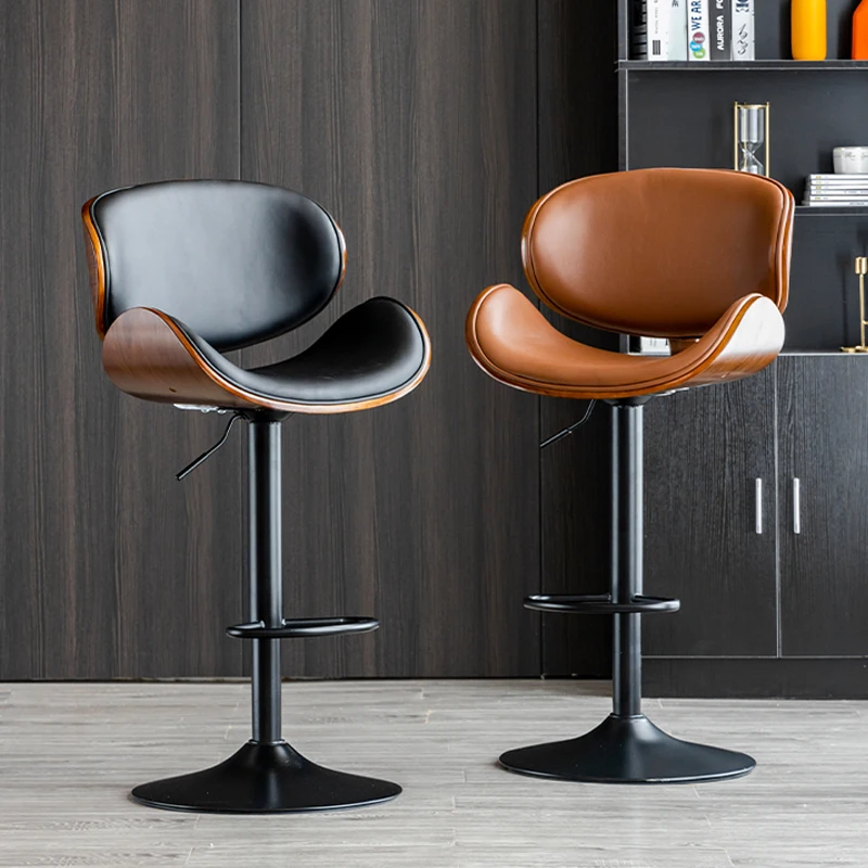 Adjustable Kitchen Bar Chair Modern High Nordic Design Breakfast Bar Stools Luxury Minimalist Furniture for Decoration