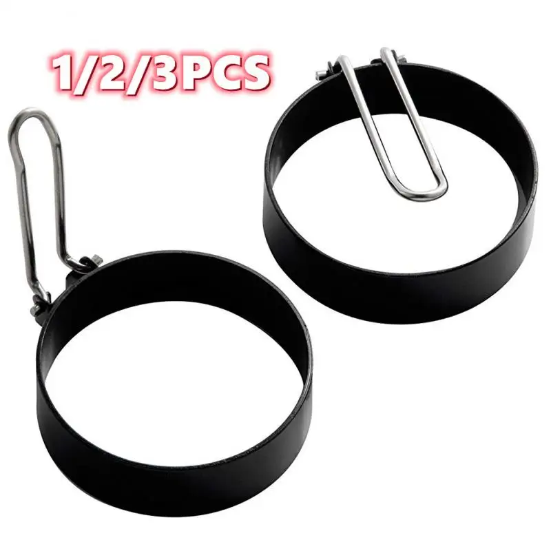 1/2/3PCS Stainless Steel Egg Frying Mold Pancake Egg Frying Ring Circle Round Cooking Tool Kitchen Tools Baking Accessories egg mold egg ring