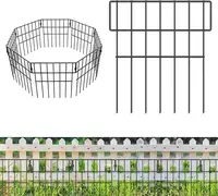 Outdoor Garden, Iron Small Fence, Small Branch Decoration Villa Park Flower Garden Pet Garden Fence 2