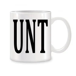 UNT Coffee Mug - Dishwasher & Microwave Safe - Funny Novelty Gift - 11 oz - 301 - 400ml (WHITE)