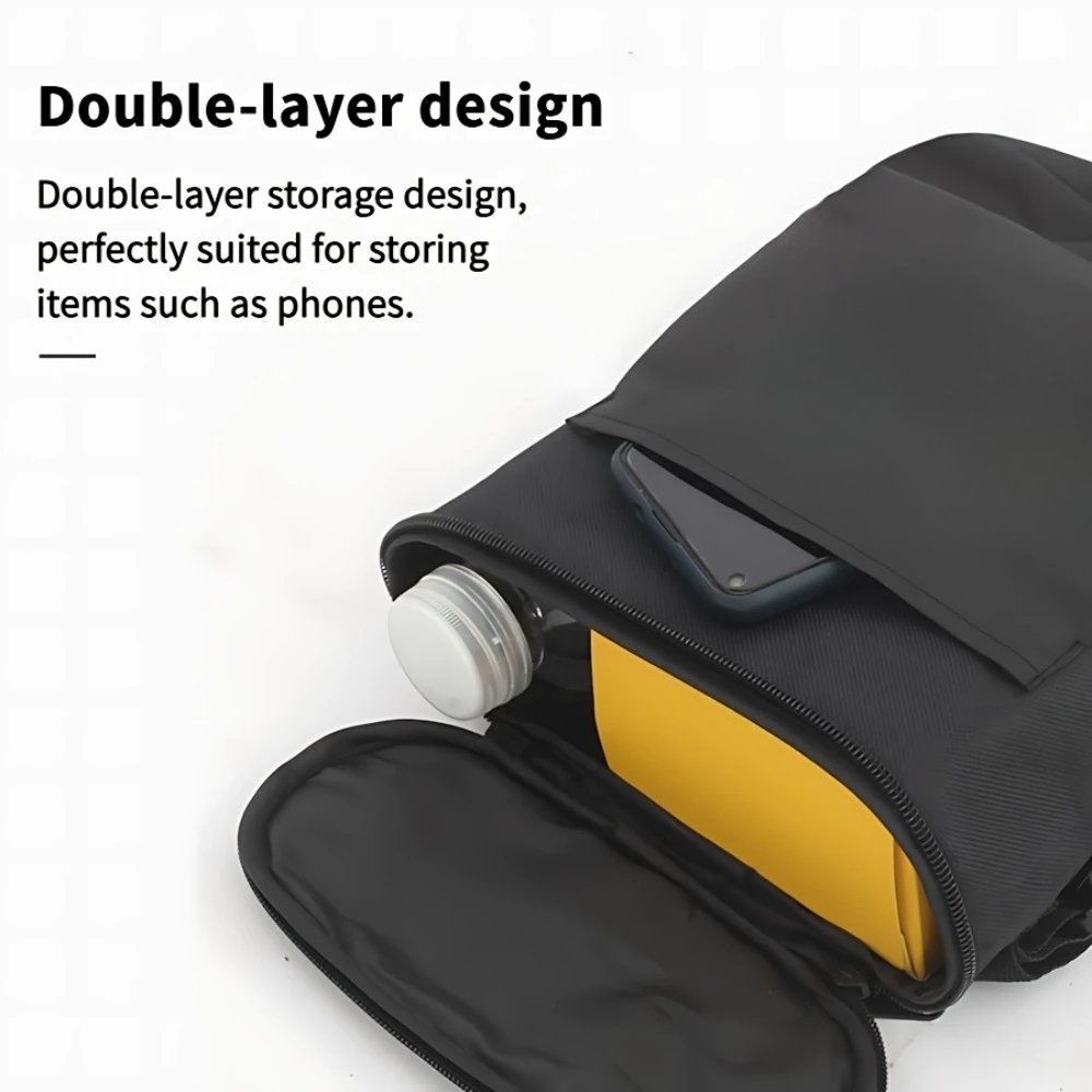 Large Capacity Oxford Cloth Handlebar Bag Removable Storage Bag Suitable for Motorcycles and Electric Vehicles