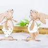 Easter Rabbit Wooden Table Decoration DIY Wood Crafts Cute Bunny Easter Ornaments Party Supplies Wood Crafts - Image 6