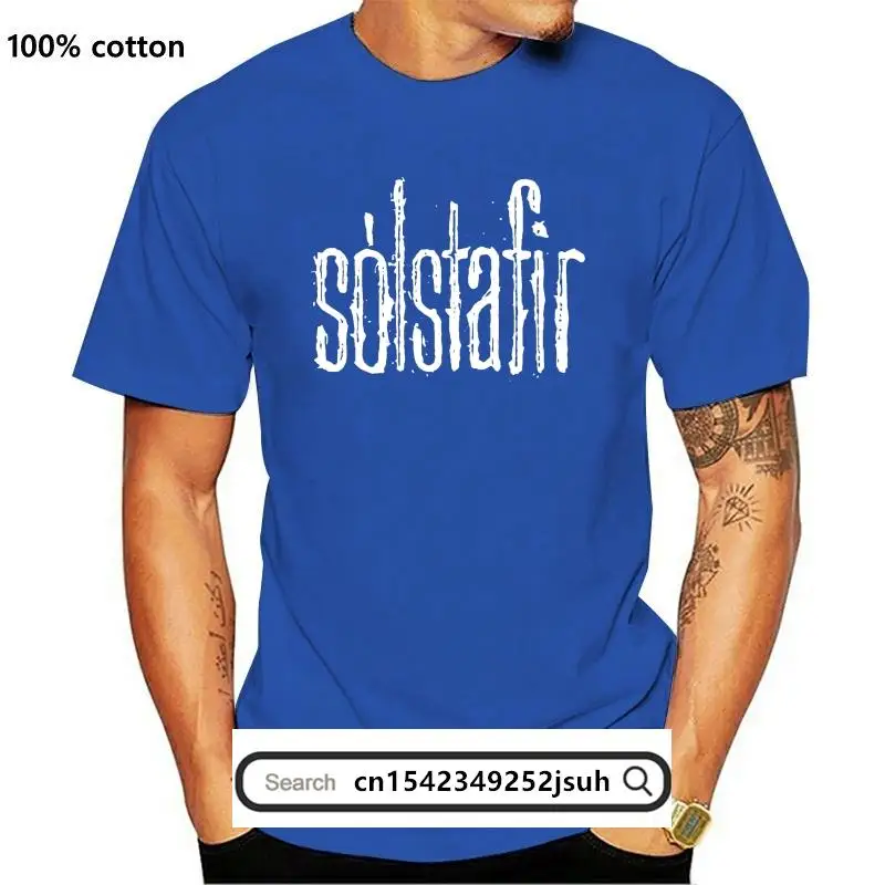 

New The Heavy Metal Solstafir Short Sleeve Regular Tees Black Mens T Shirt