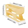 New Automatic Rolling 3 layer Egg Dispenser Egg Holder Dispenser for Refrigerator Holds Eggs Space-Saving Egg Dispenser 6