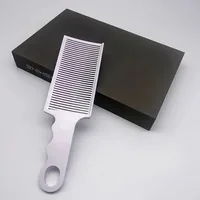 Peigne de coupe de cheveux de niveau professionnel, peigne pour coiffure à l'huile, peigne de nivellement, peigne de positionnement pour outils de coiffure pour hommes 6