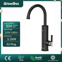 Briwellna chauffe-eau électrique 220V chauffe-eau coulant robinet de cuisine 2 en 1 robinet mélangeur de chauffage de l'eau sans réservoir géyser électrique 1