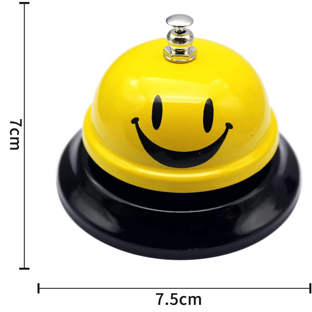 Metal Call Bell Kitchen Restaurant Ordering Service Bell Hotel Counter Desk Ring Reception Bar Iron Desk Calling Bar Tool