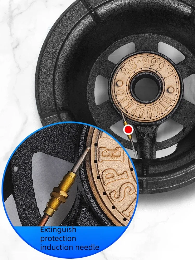 Gas Stove Fierce Fire Power LPG Type Commercial Use Gas Cooker Equipped with Flameout Protection Single Cooker Cooktop