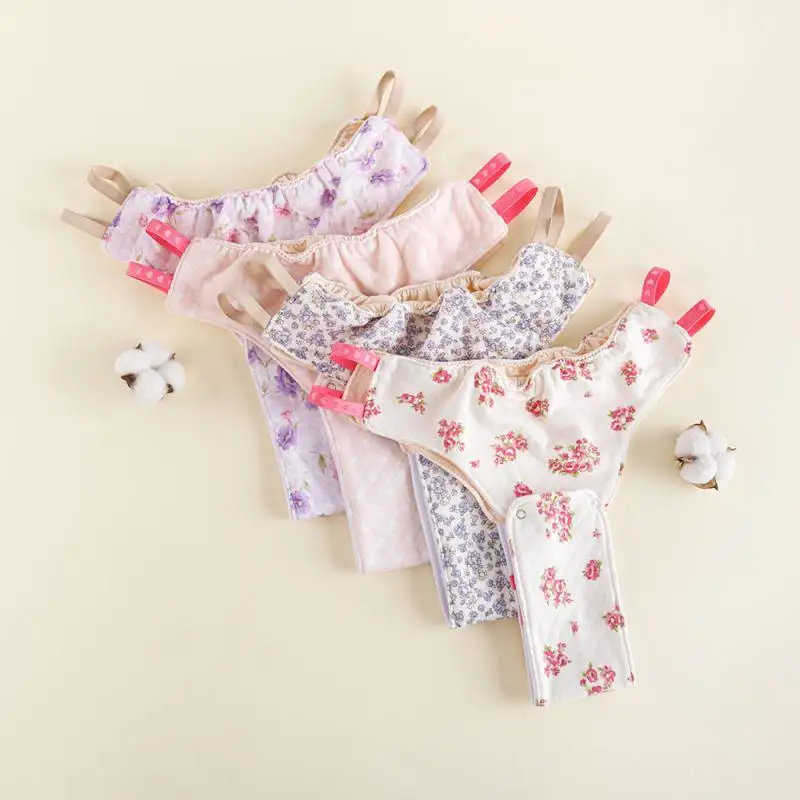 

1 шт., регулируемый Менструальный пояс с принтом