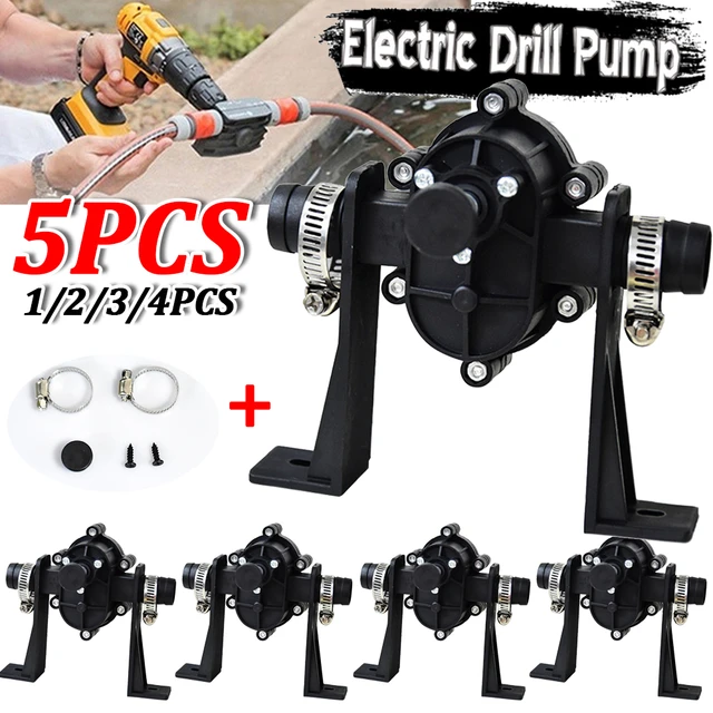 1-5 Stück verbesserte elektrische Bohr pumpe Dieselöl flüssigkeit selbst  ansaugende Flüssigkeits übertragungs pumpen 1800 m/h Hausgarten Outdoor- Werkzeug - AliExpress