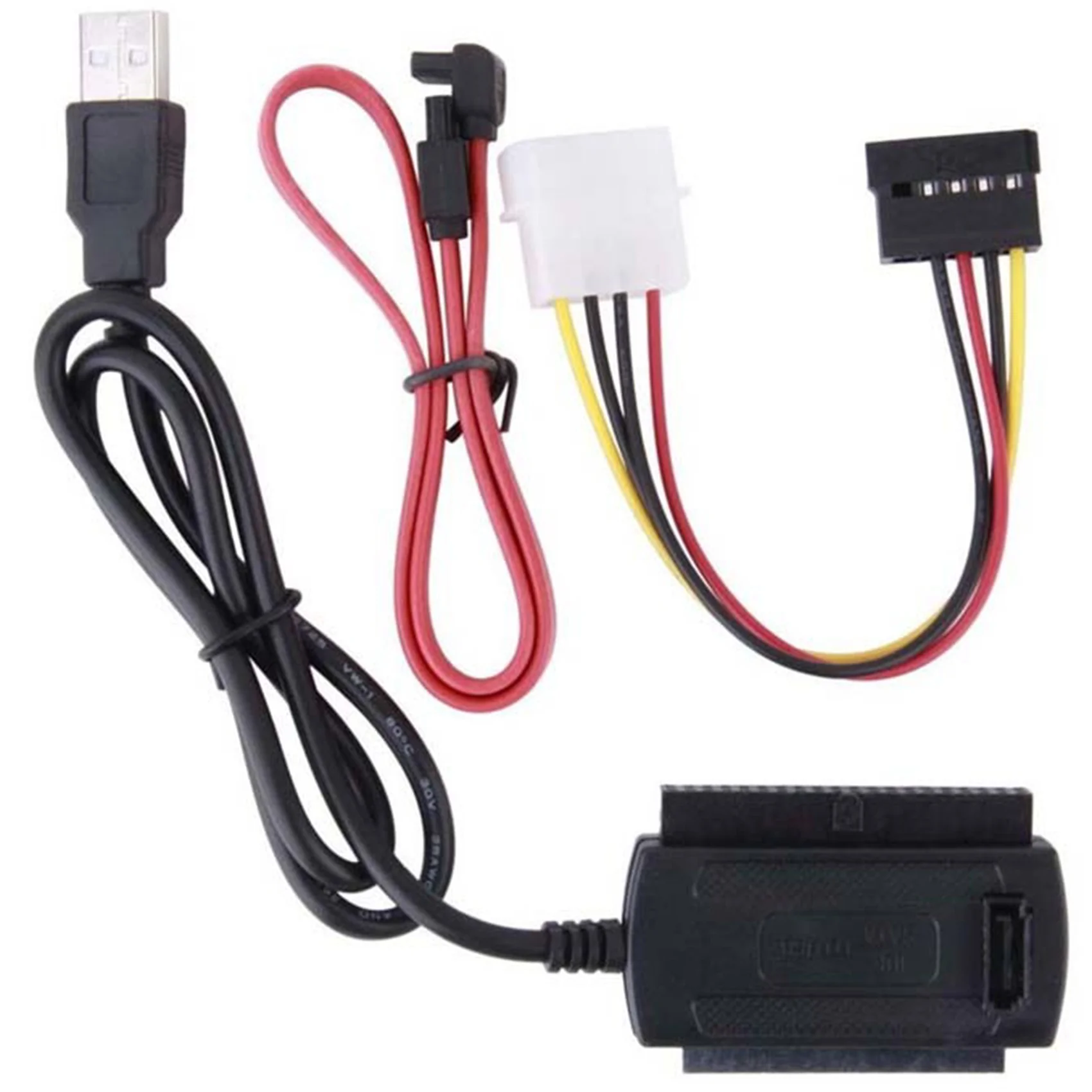 SATA, PATA, IDE 드라이브-USB 2.0 어댑터 변환기 케이블, 2.5, 3.5 인치 하드 드라이브용, 전세계 핫 어댑터 변환기 케이블