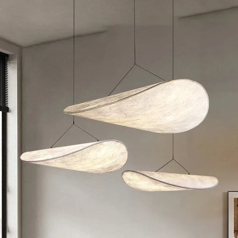 Nordic Tense Chandelier LED Ceiling Chandelier for Living Room Home Decor Adjustable Handmade Silk LED Pendant Hanging Lamp pendant lights,ceiling light,pendant lamp,chandelier lighting