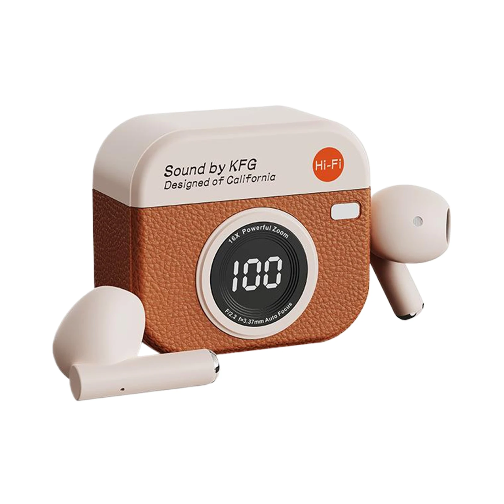 Description Picture 5 of item2025 New TWS Wireless Earphones with 5.4 Bluetooth Sport Earbuds with LED Display Headphones and Built-in Mic