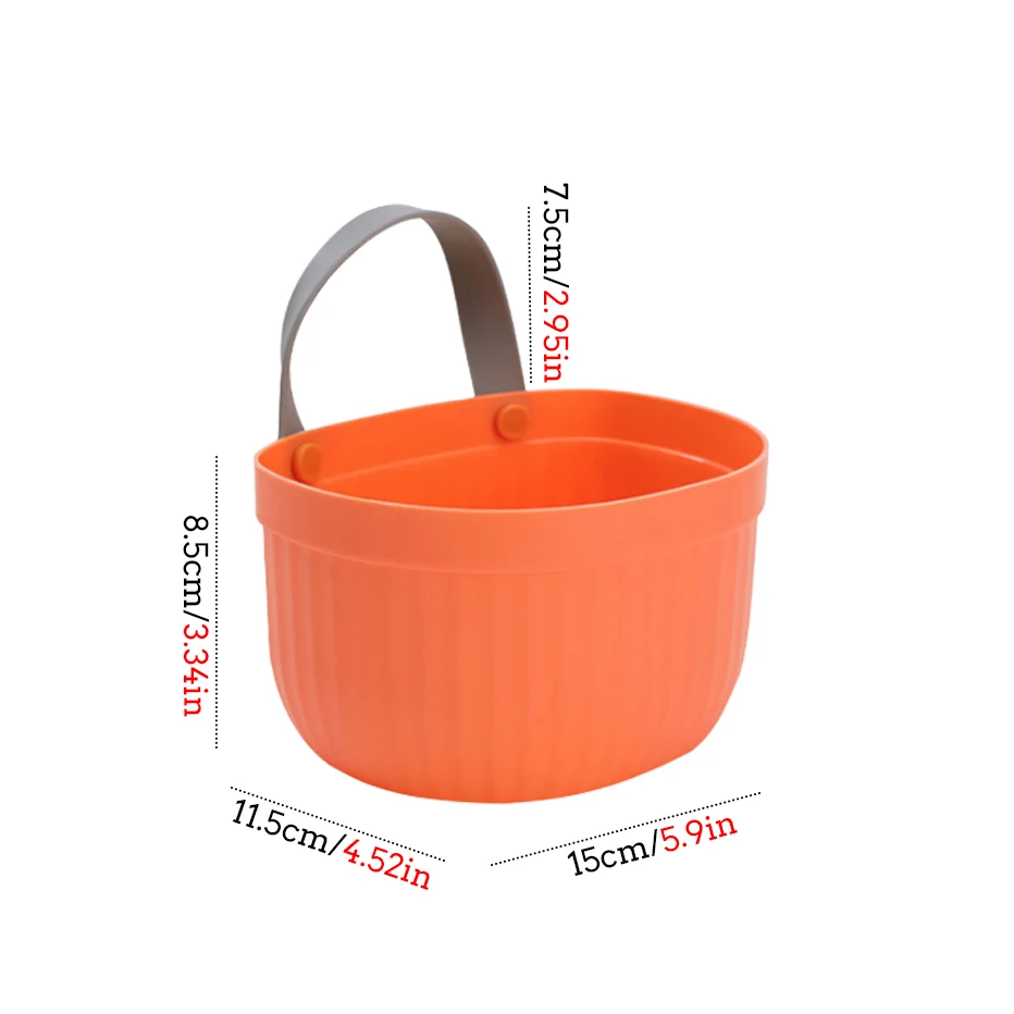 Kitchen Vegetable Fruits Plastic Storage Basket Home Use Small