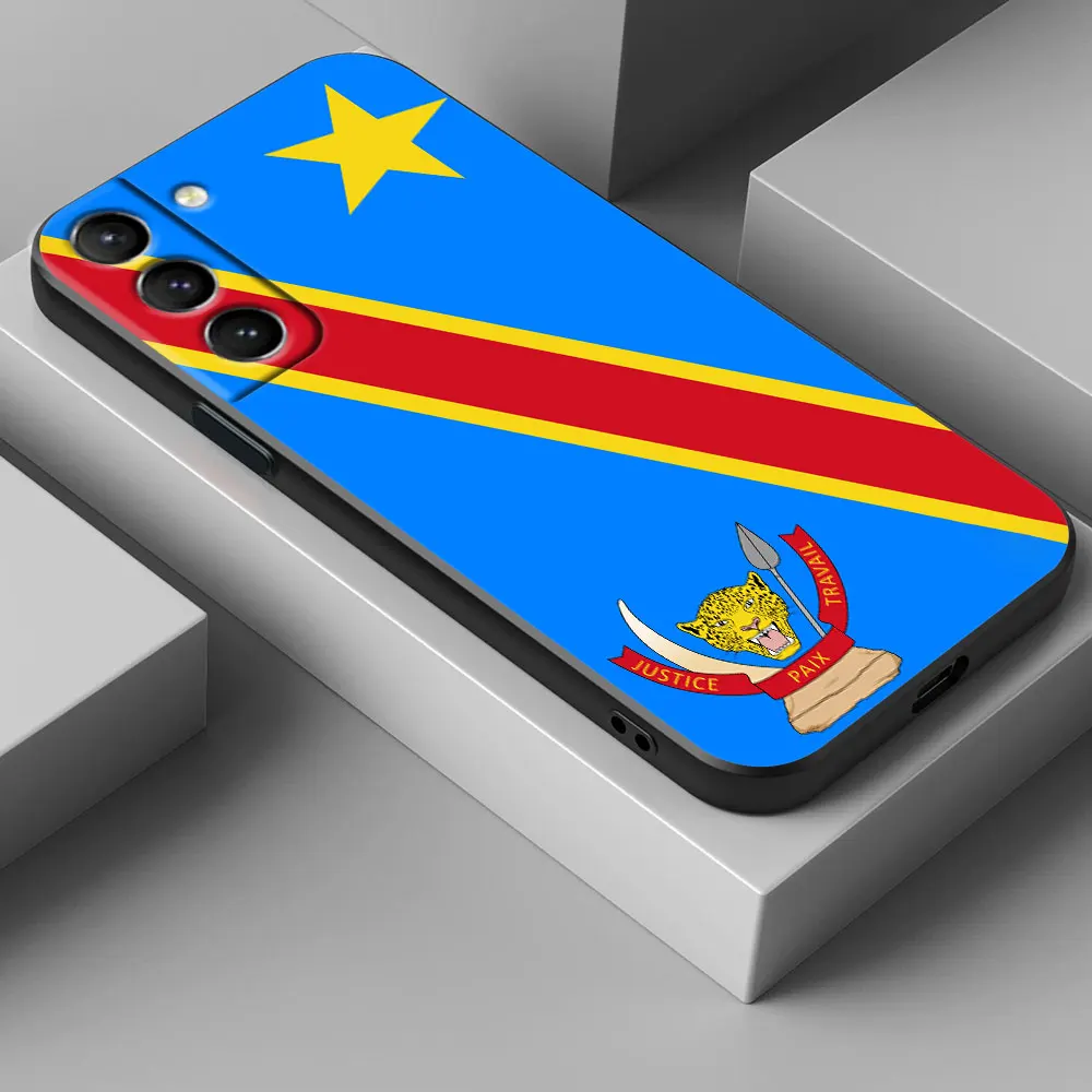 Democratic Republic of Congo Flag Silicone Phone Case