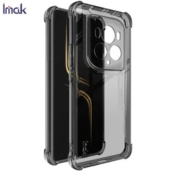 Honor Magic6 Ultimate Crystal Clear 360° Protective Case with Camera Armor for HonorMagic6 Ultimate (Black Clear)