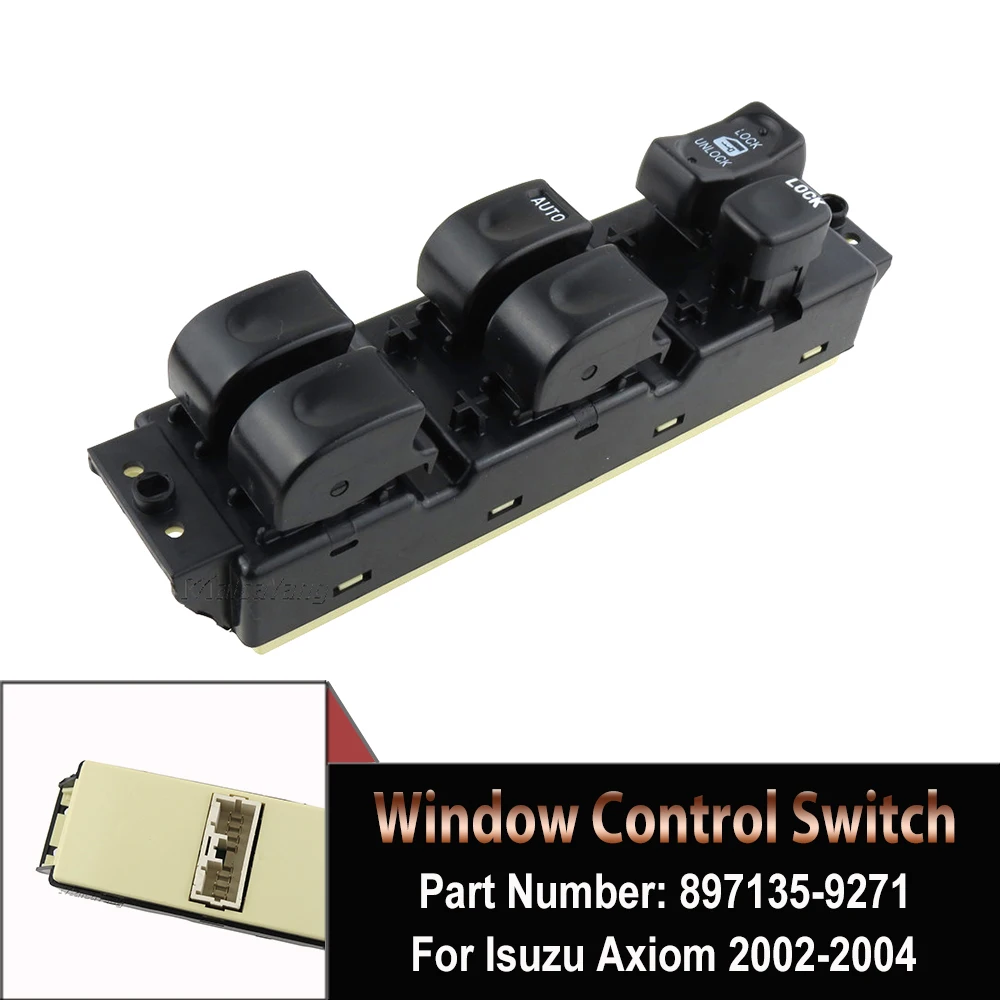 Master Power Window Switch Front Driver Side For Isuzu Rodeo Passport