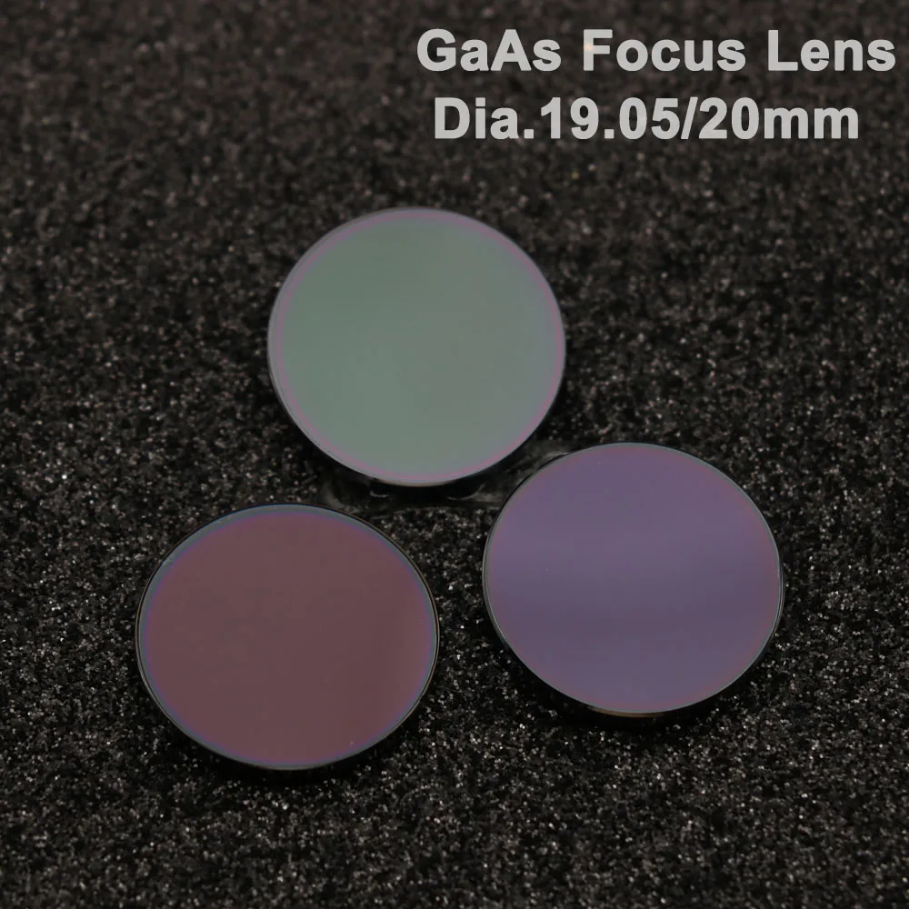 

QDLASER GaAs Focus Lens Dia. 19.05 / 20mm FL 50.8 63.5 101.6mm 1.5-4" High Quality for CO2 Laser Engraving Cutting Machine