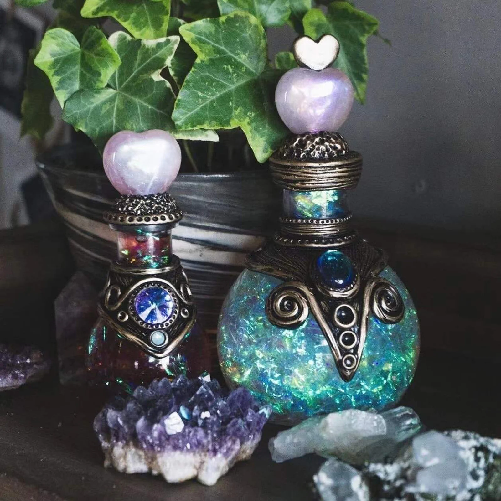 Purple Magic Potion Bottle | Postcard