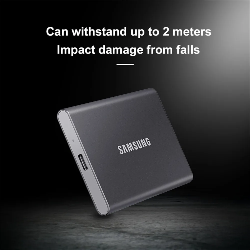 Samsung T7 Portable SSD - 1 TB - USB 3.2 Gen.2 Externe SSD Titan