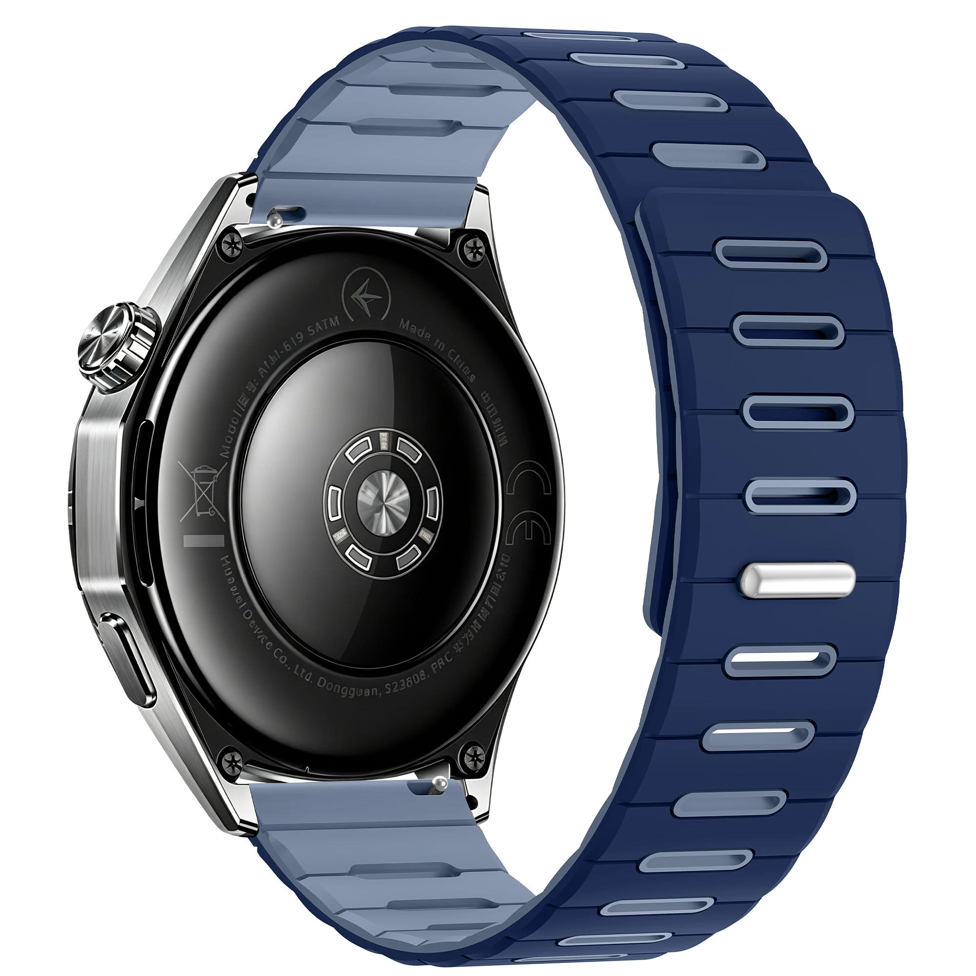 Premium 22mm Magnetic Watch Strap - Versatile Silicone Band Bracelet