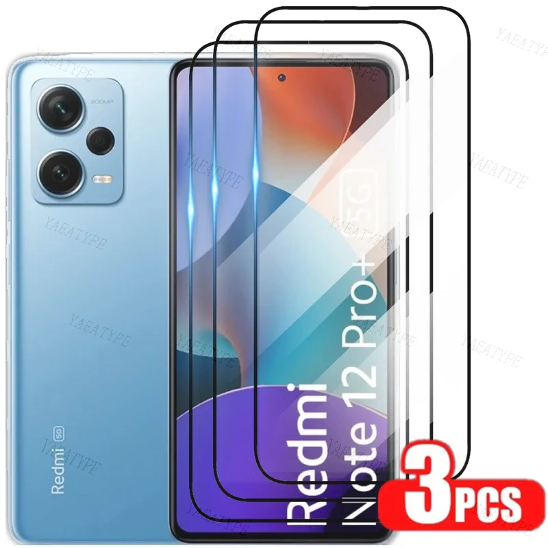 

3PCS Tempered Glass For Xiaomi Redmi Note 12 Pro Plus 5G Note12 Pro Speed Note 12 Turbo Redmi Note12 4G Screen Protector