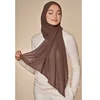 Foulard Hijab en mousseline de soie pour Femme, voile musulman ramadan ,hijab femme musulman,foulard musulmane pour femme, foulard mousseline en Jersey doux de haute qualité hijab islam voile femme musulman,70*180cm