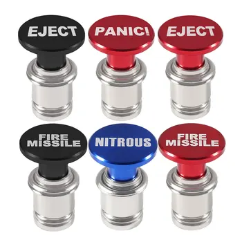 Fire Missiles Button Car Cigarette Lighter Anodized Aluminum 12 Volt Car Cigarette Lighter Replacement Fits Most Vehicles 1