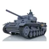 2.4G Heng Long 1/16 Scale 7.0 Plastic German Panzer III L RC Tank Model 3848 Battle Against IR Battle Toys for Boys TH17339-SMT7 2