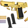 Shell Ejecting Pistol Toy Gun Educational Toy Airsoft Foam Soft Bullet Blaster Children Birthday Giftfor Kids Boys Adults 6