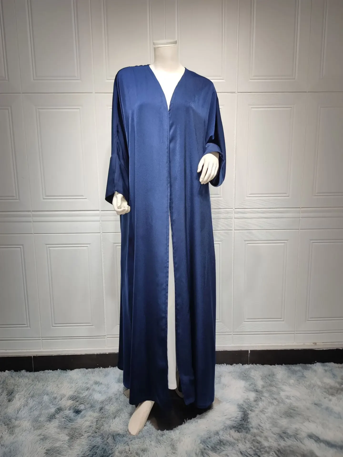 Open Abayas for Women Dubai Turkey Dresses Saudi Arabia Velvet Satin Abaya Kimono Muslim African Islam Modest Clothing Kaftan