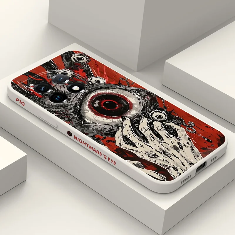 Devil Eye Liquid Silicone Phone Case