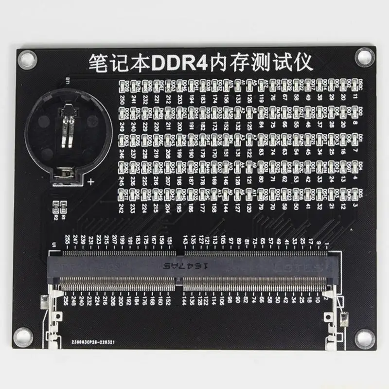 F62C DDR5 DDR4 DDR3 노트북 노트북 메모리 슬롯 테스터 카드(LED 표시기 포함)