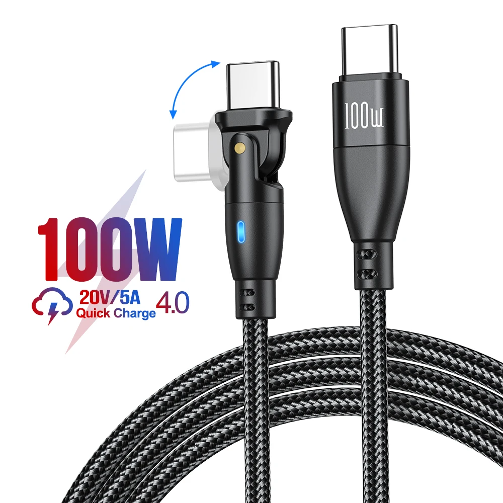 100W USB-C to Type-C Fast Charging Cable, 3M Length
