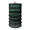 8 Layer Drying Net For Herb Fish Hanging Basket Folding Dry Rack Herb Dryer Bag Stainless Steel+Mesh Cloth 4