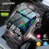 New 2.01-inch Outdoor Men Smart Watch 3ATM Waterproof 600Mah Battery Compass LED Flashlight Bluetooth Call Smartwatch For Xiaomi 1