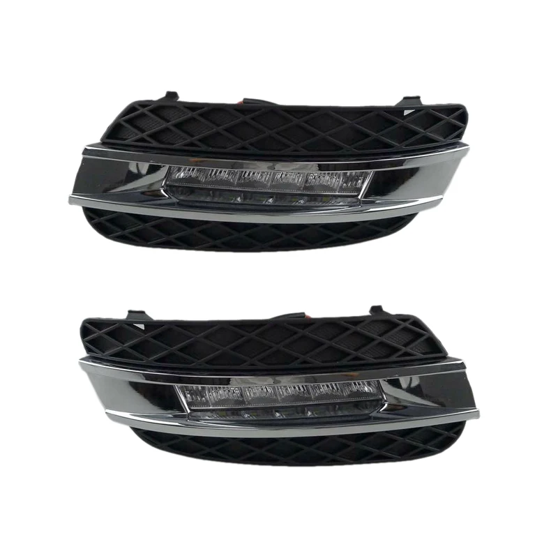 

Pair LED DRL Daytime Running Light Lamp for Benz W164 ML Class ML350