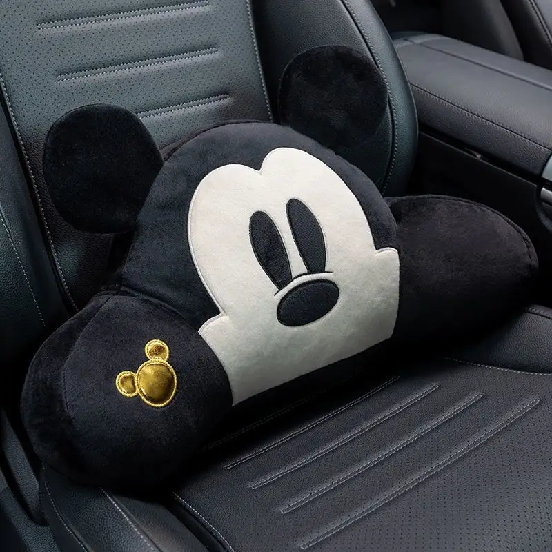 Oreiller de soutien lombaire de voiture de dessin animé Minnie, œuf poché,  repos de sauna automobile, oreiller de cou mignon, coussin de siège -  AliExpress