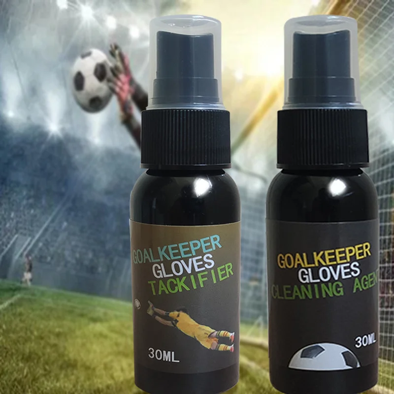 30ml Goalkeeper Glove Baseball Replacement Glove Glue Football Grip Spray for Goalkeeping Soccer Gloves Non-slip Enhanced Sticky