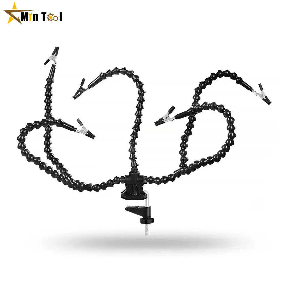 Soldering Helping Hand Tool Table Clip Third Hand Soldering Stand Welding PCB Holder Flexible Arm Tool soldering helping hands