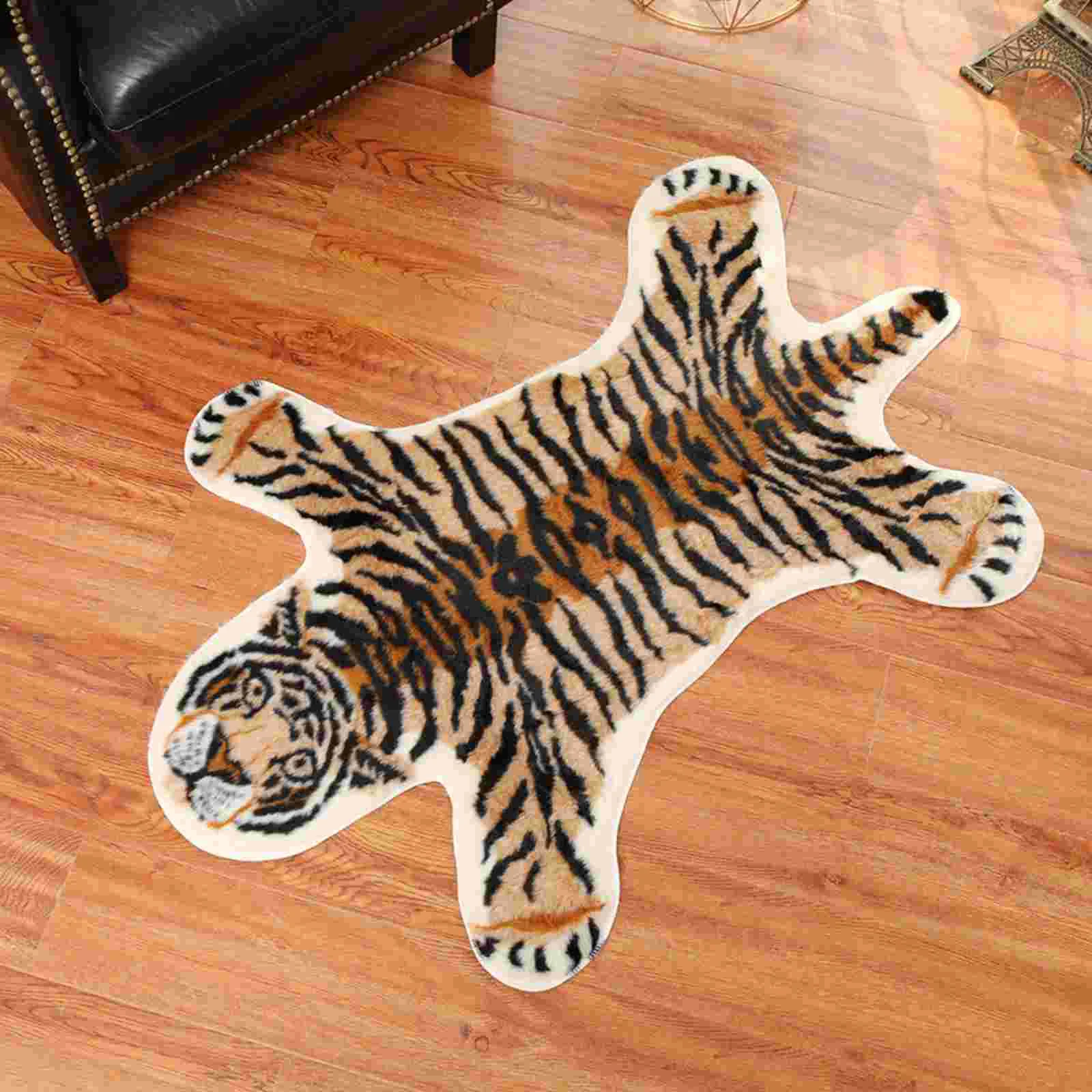 

Animals Hide Mats Modern Nordic Style Non Skid Washable Floor Carpet Rug under Table Throw Rug for Home Office Bedroom