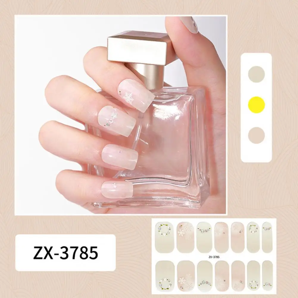 

Быстрая наклейка для дизайна ногтей, легкие 3d наклейки для ногтей, набор «сделай сам», рождественские наклейки для маникюра, удобные и простые наклейки для ногтей