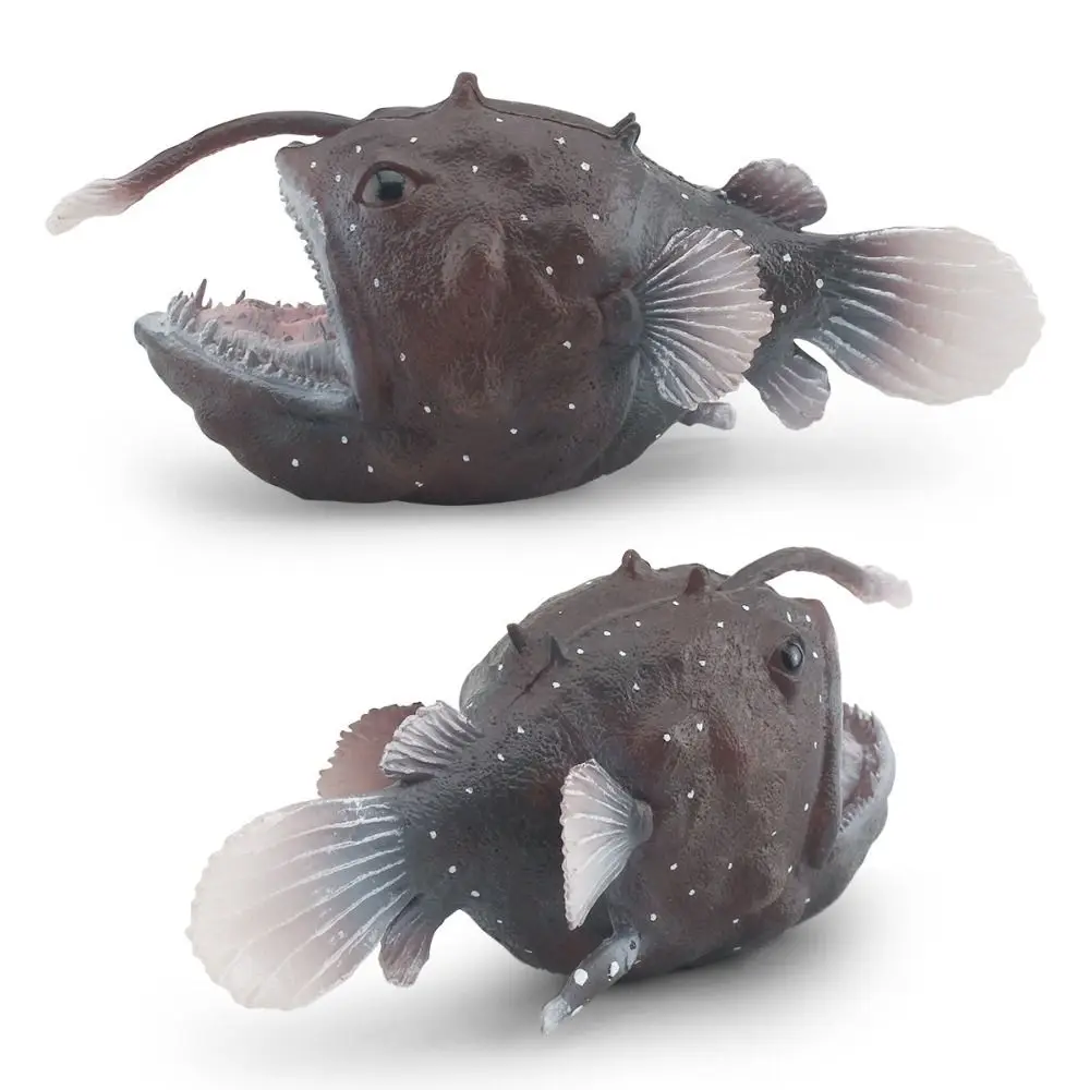 

Simulation Ocean Animal Mini Angler Fish Figure Educational PVC Simulation Ocean Animal Model Mini Portable Marine Animal Models