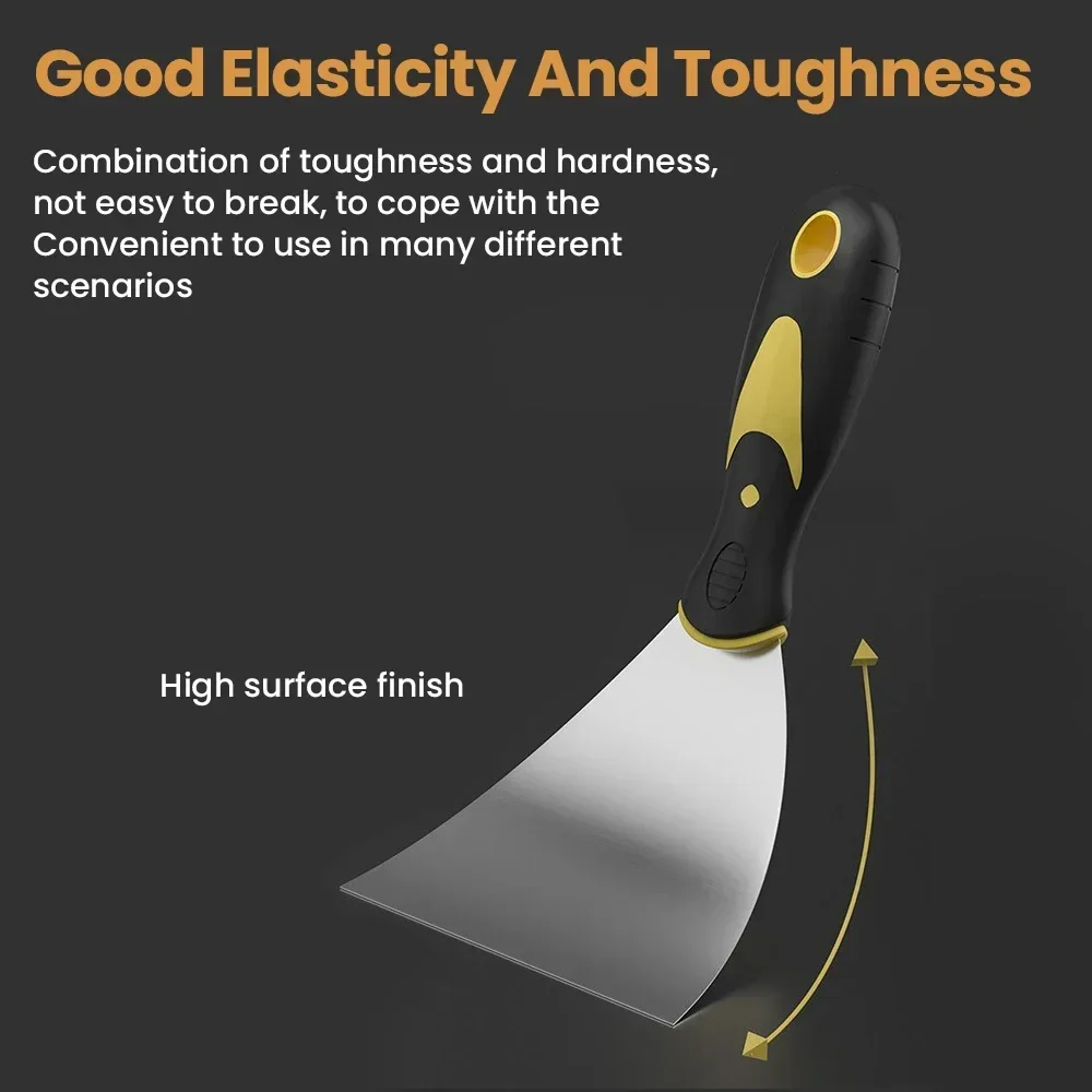 15 in 1 Multifunctional Putty Knife Stainless Steel Paint Scraper Removal Construction Tool for Wallpaper Can Opener Home DIY 3